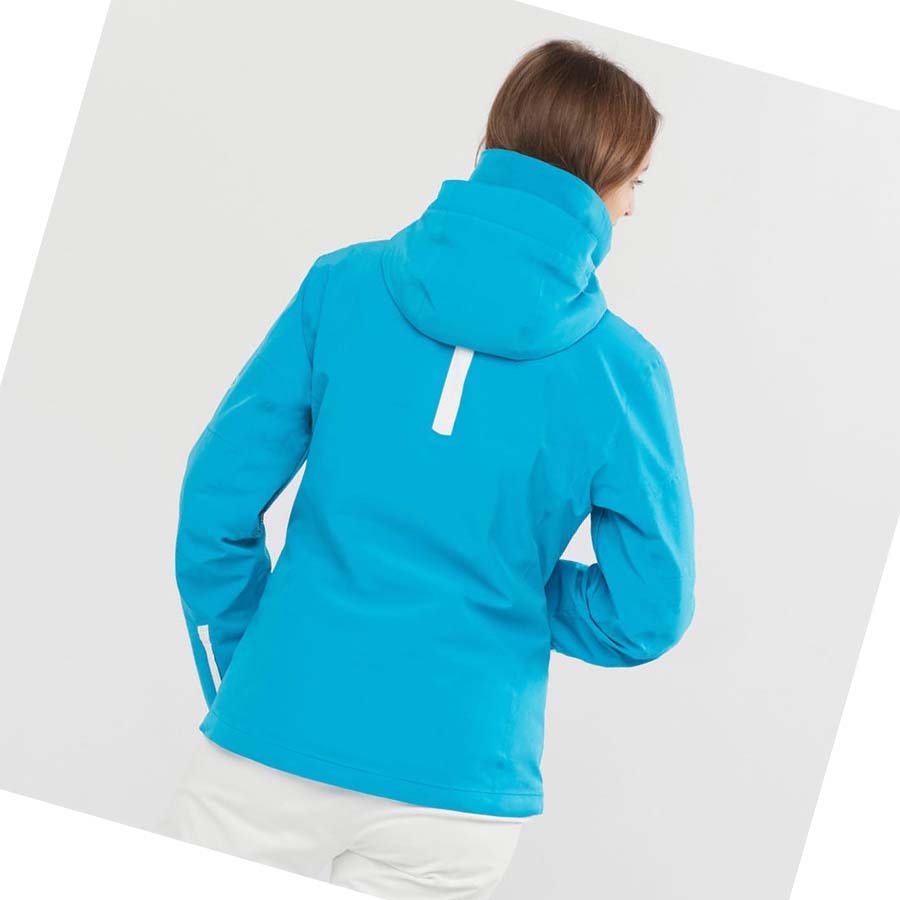 Chaquetas De Esquí Salomon SPEED Mujer Azules | MX 2419NWY